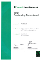 Outstanding Paper Award | Polymer Engineering Bayreuth Outstanding Paper Award | Polymer Engineering Bayreuth
