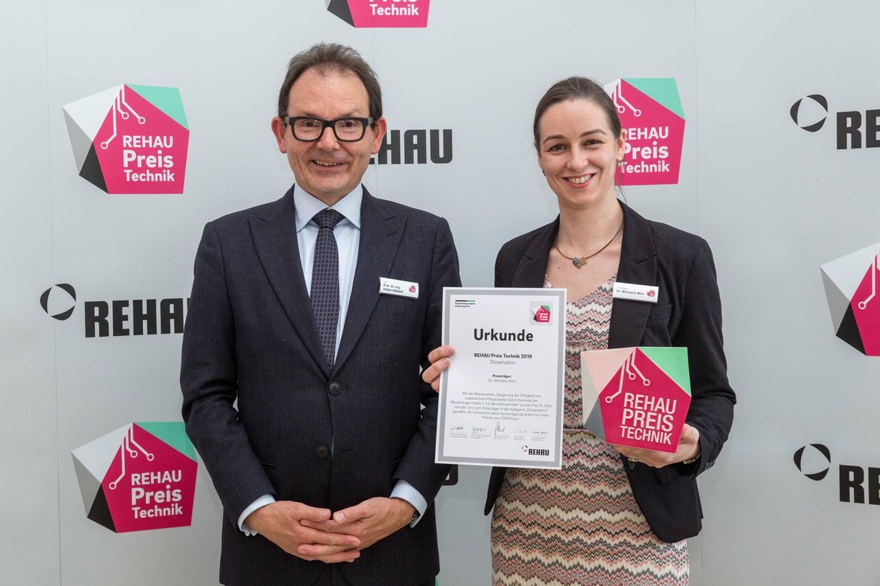 Preisverleihung REHAU Preis Technik 2019 | Polymer Engineering Bayreuth Preisverleihung REHAU Preis Technik 2019 | Polymer Engineering Bayreuth